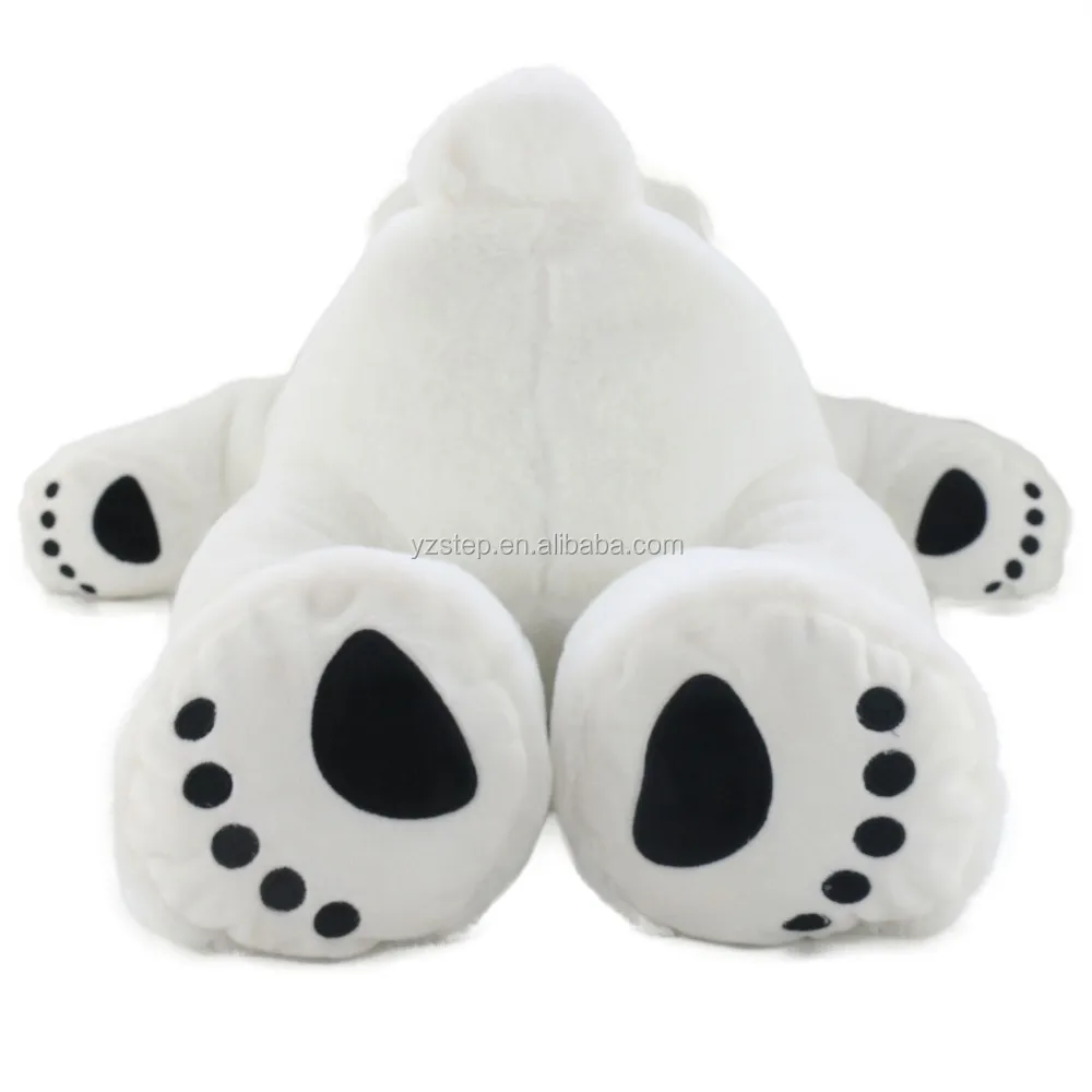 large plush polar bear