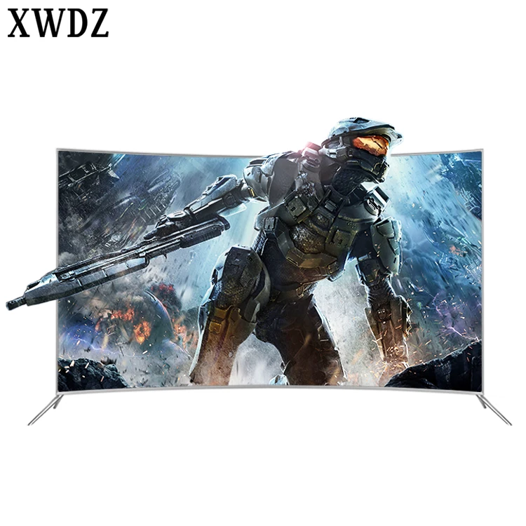 

OEM/ODM curved tv 4k screen 50 inch tv With smart tv USB/FHD/DVB-T/VGA/SOLAR POWERED, N/a
