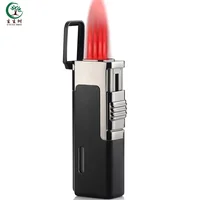 

New Items Arrival High Quality Windproof Refillable Jet Gas Lighter For Cigar&Cigarette&Kitchen&BBQ With Cheap Price