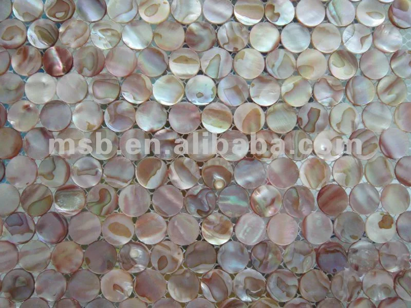 Suministro De China Natural Del Río Shell Para Piscina De Azulejos De