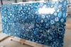 Manufacturer of blue marble agate stone slab