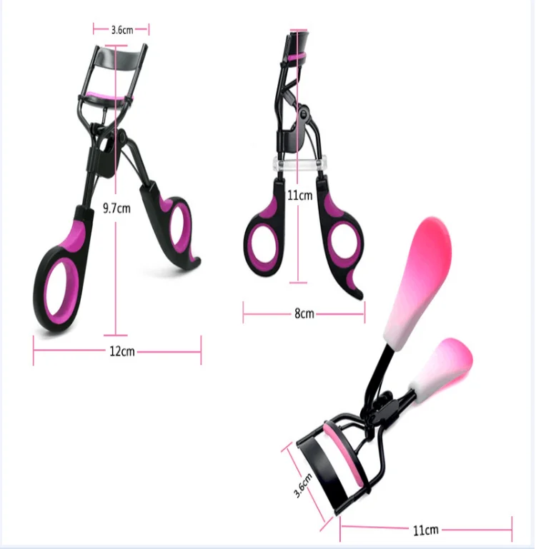 

high quality colorful plastic eyelash curler double color roll up beauty tool, Many kinds of colors