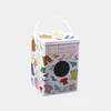 customized design washing machine shaped tin box with window