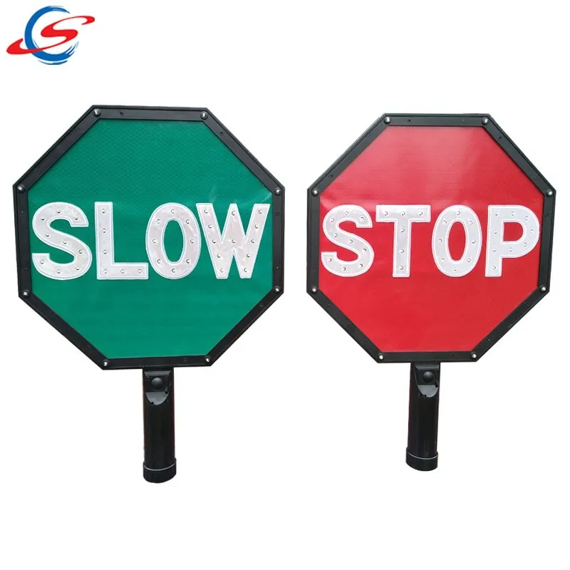 Rechargeable Red Hand Held Stop Signs Buy Hand Held Stop Signs