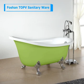 New Arrival Cheap Green Acrylic Freestanding Clawfoot Tub With Tiger Feet Buy Clawfoot Tub Cheap Green Freestanding Tub Acrylic Tub Product On