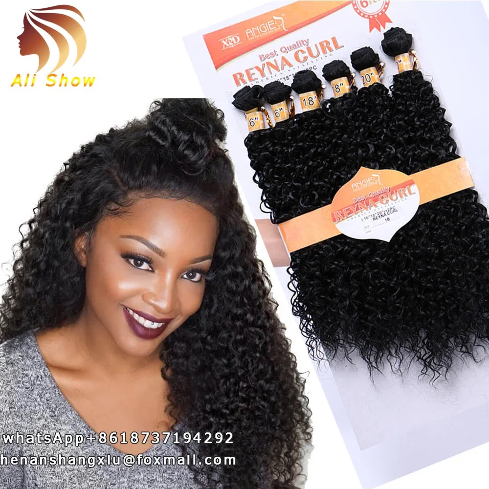 

Best Synthetic Hair Weave Bundles 16 18 20 Inch Mixed Pack Wavy And Curly Hair,Brazilian Deep Curly Hair Bundles