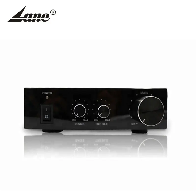 

lane Professional Power Amplifier Mini HiFi Audio Amplifier, Black