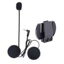 V6 Accessories Microphone Speaker & Clip ONLY Suit for V6-1200 Helmet Intercom Motorcycle Bluetooth interphone 3.5mm Jack Plug