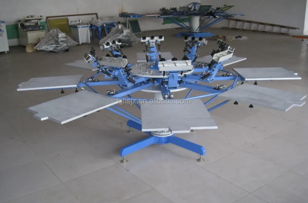 manual screen printing machine with micro registration
