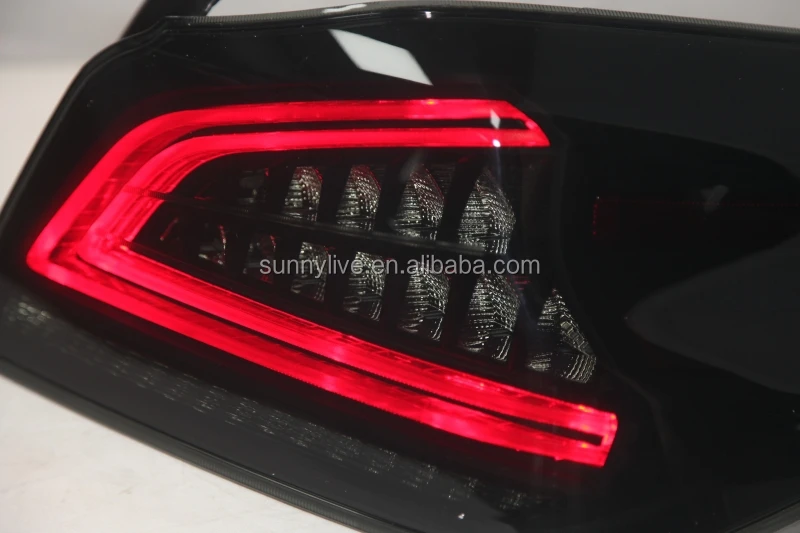 For SUBARU Impreza WRX  2014-2018  year LED Tail Lamp YZ  smoke black
