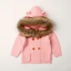 /product-detail/handmade-knit-fur-collar-bear-button-baby-sweater-cardigan-60831325465.html