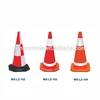 Durable Rubber Base Plastic Traffic Cone