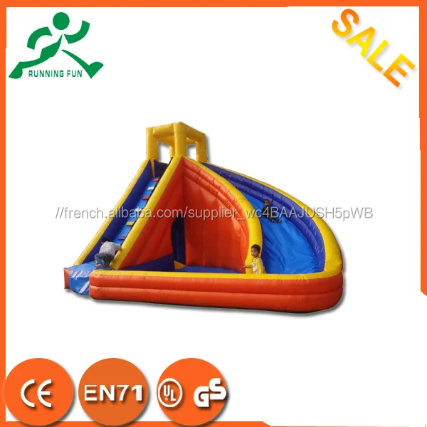 Hight qualité 0.55mm PVC pas cher géant toboggan gonflable, toboggan