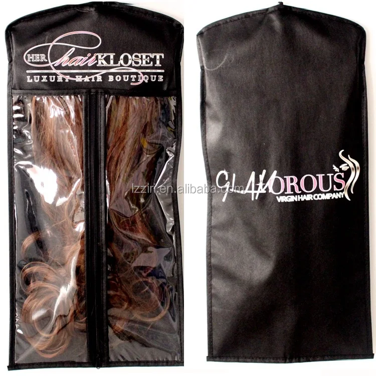 Hair Extension Packaging For Hair Bundles Custom Hair Garment Bags