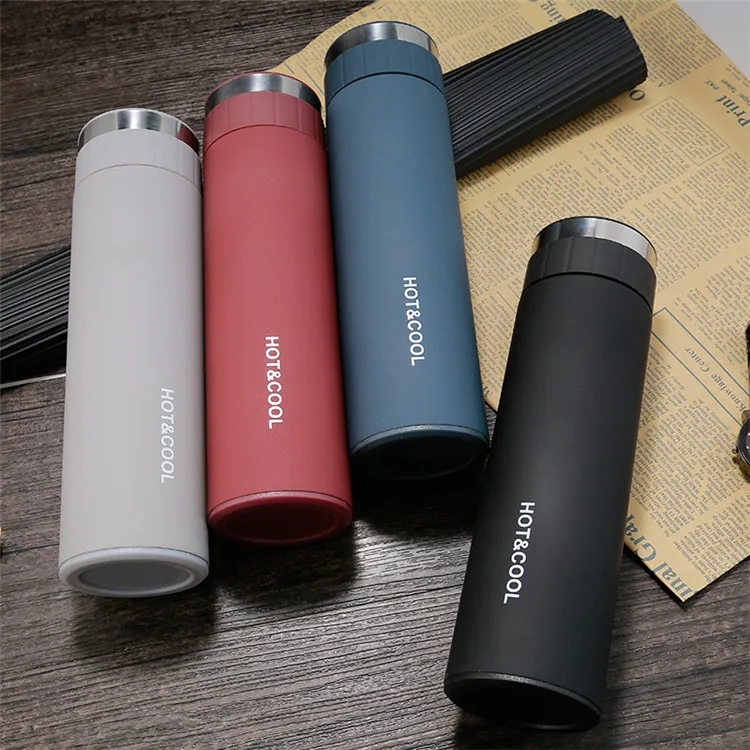 

2021 Flask Insulated Double Walled Vacuum Thermos 500ml Stainless Steel Water Bottle