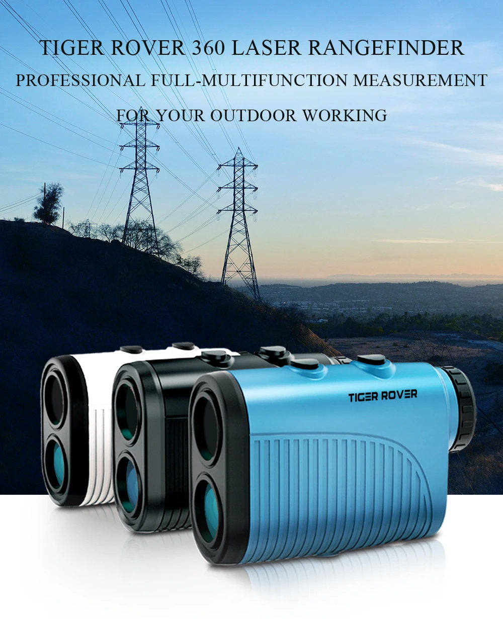Long Range Finder Scope Laser Measuring Device With Height Measuring