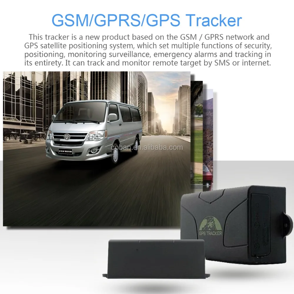 Long Battery Life GSM/GPRS/GPS Tracker Coban Built-in Antenna Car Gps ...