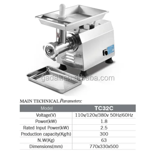 Easy Operating Electric Mince Meat Machine,Meat Mince Machine Price