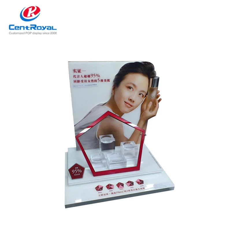 Acrylic Makeup Mac Cosmetic Display Stand Buy Cosmetic Display Stand