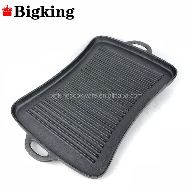 Cast Iron Griddle Preseasoned Reversible Nonstick For Gas Stove