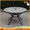 Outdoor multifunction white tile top table