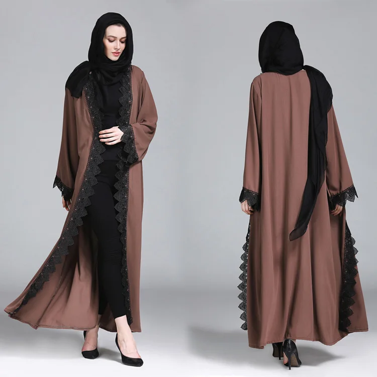 2019 Latest Designs New Fashion Islamic Muslim Women's Cardigan Gown ...