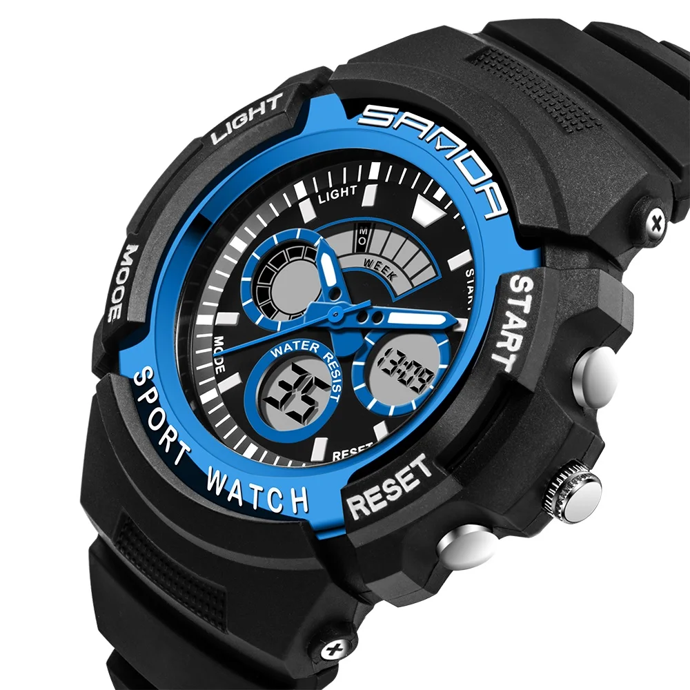 

WJ-7561 New Arrival SANDA Fashion Waterproof Sport Watch Men Camping Waterproof Military Wrist Watches Hot Sale Clock For Male, Mix