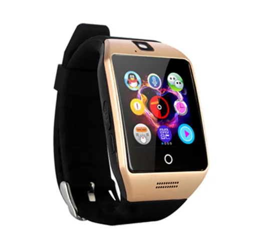 

Online shopping usa Smart Watch Q18 With Camera Life Waterproof Smartwatch Support SIM TF Card For Mobile Phones, Black, white, gold, silver