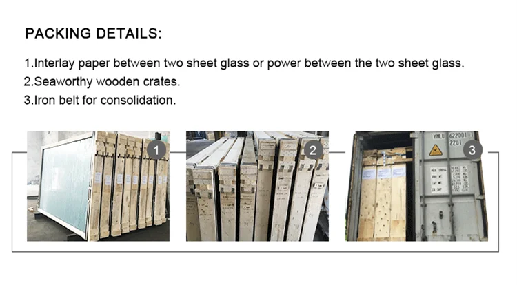 Milk white safety building material laminated glass