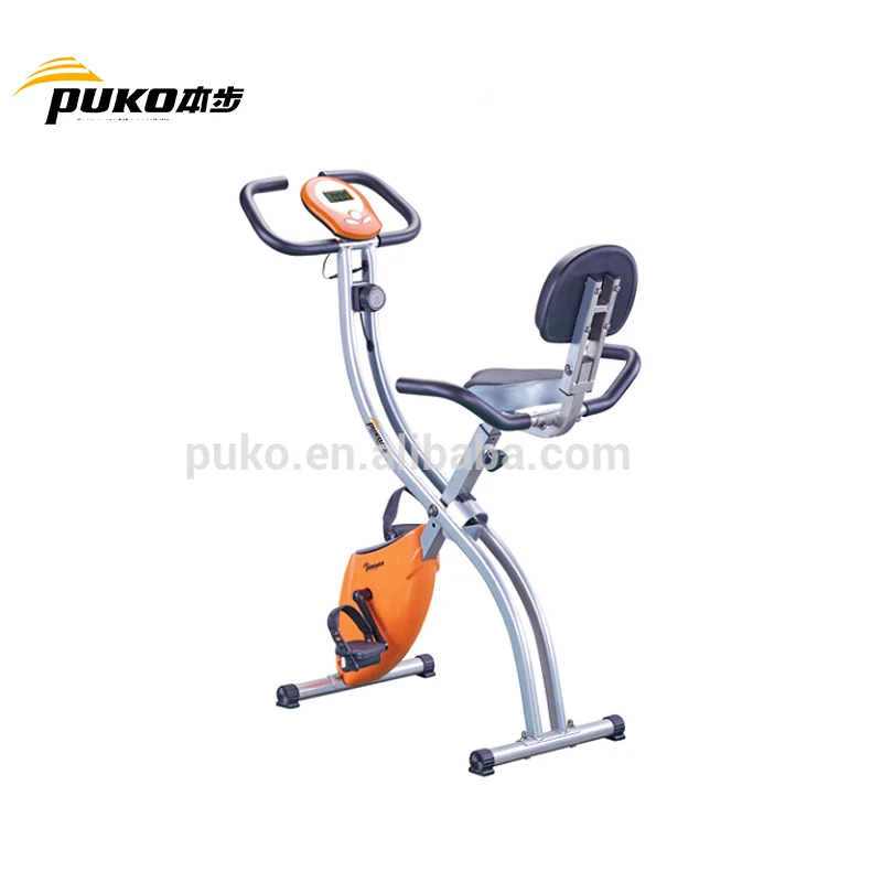 exercise bike with backrest