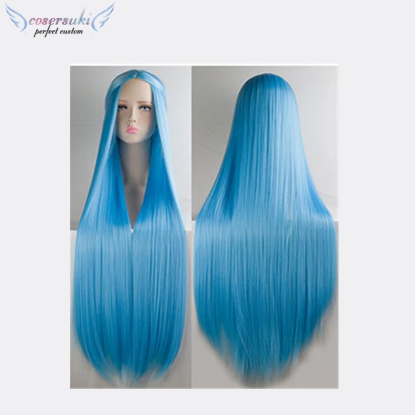 

Comic and Animation universal 100 cm princess long straight hair Multicolor Cosplay Halloween Christmas Carnival wig, N/a