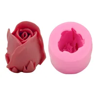 

silicone candle mold 3D rose flower soap mold