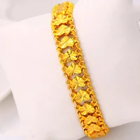 

xuping costume jewels cheap dubai heart shape gold bracelet for women