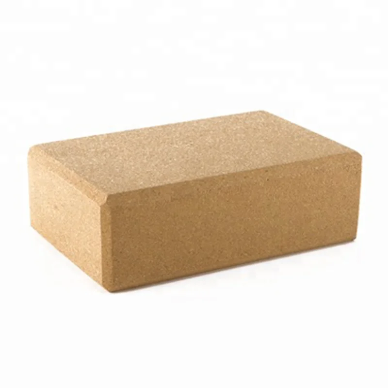 

Original factory custom cork bamboo yoga block kork, Customized