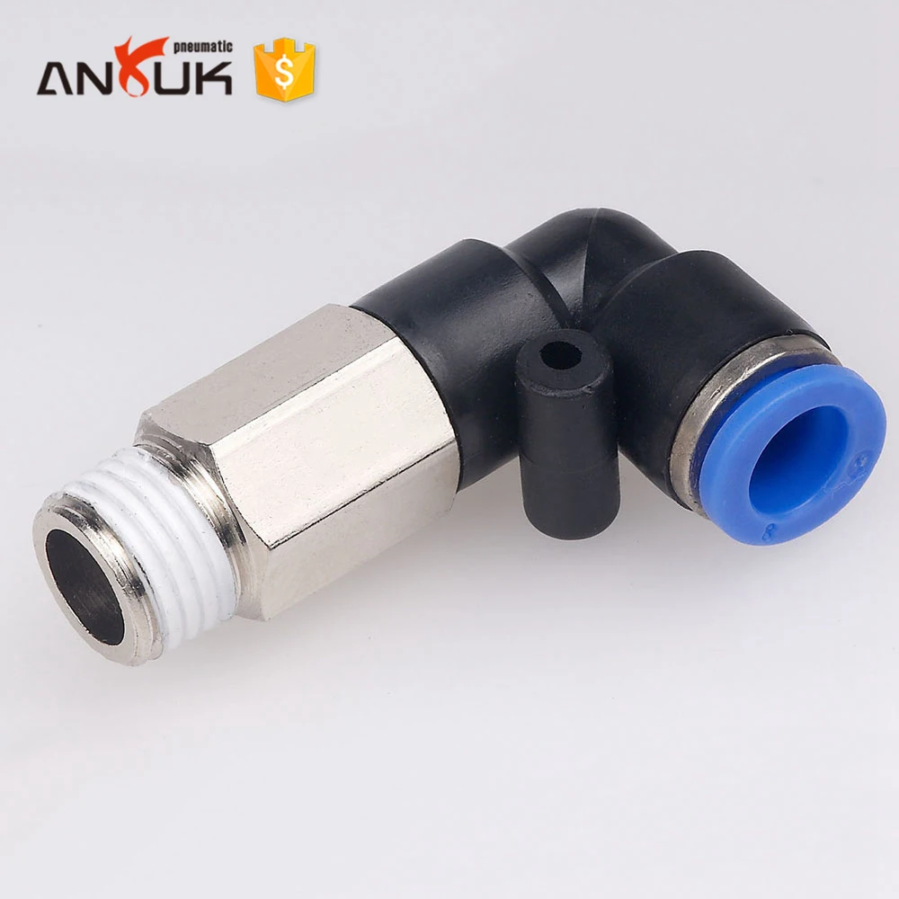 

Industry fit air quick pneumatic connector pipe push plastic fitting