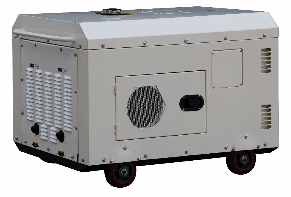 铜线发电机电 220v 启动 10kva 风冷柴油发电机 5kw 机组