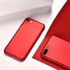 Matte metal paint soft shell anti-drop fuel injection feel no line TPU mobile phone case shell for iPhone X 8 7 6s Plus