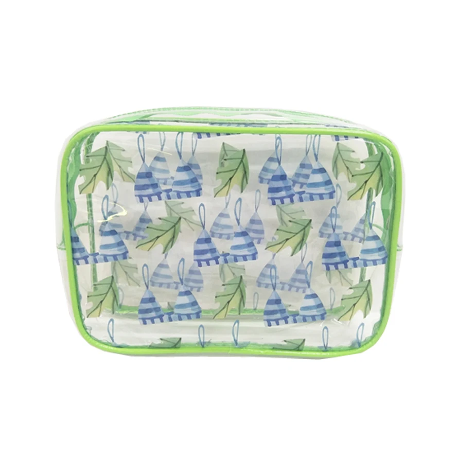 

Wholesale promotional printed clear pvc cosmetic make up bag, Customized