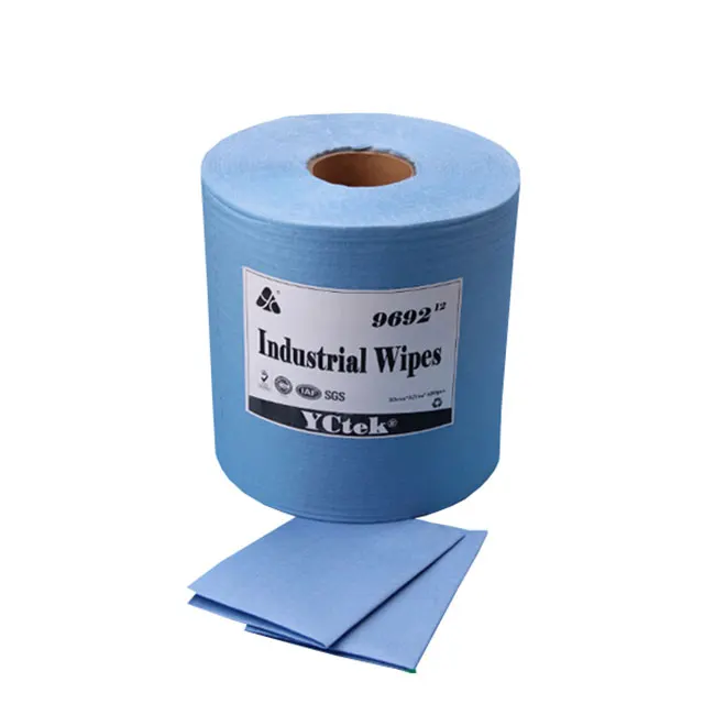 
Multi-color Industrial Lint Free Paper Roll Wipes 