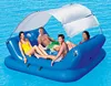 New product Bestway 43134 inflatable 4 person lounge mattress pool float with sun shade