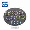 no piercing hole spring elastic rod nose ring fluorescent imitated pierced earring