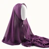 Women malaysia instant scarf hijab shawls wraps muslim premium solid plain instant button chiffon hijabs
