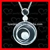 sterling silver cabochon pendant setting for ladies with low price