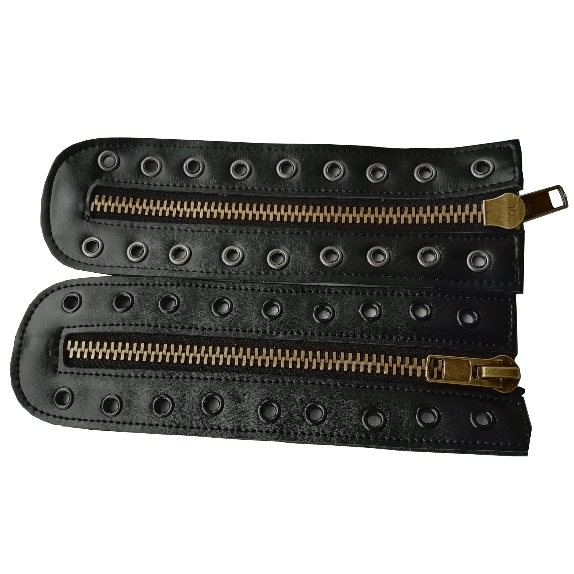 

Wholesale High quality 9 hole copper zipper boots military, Black