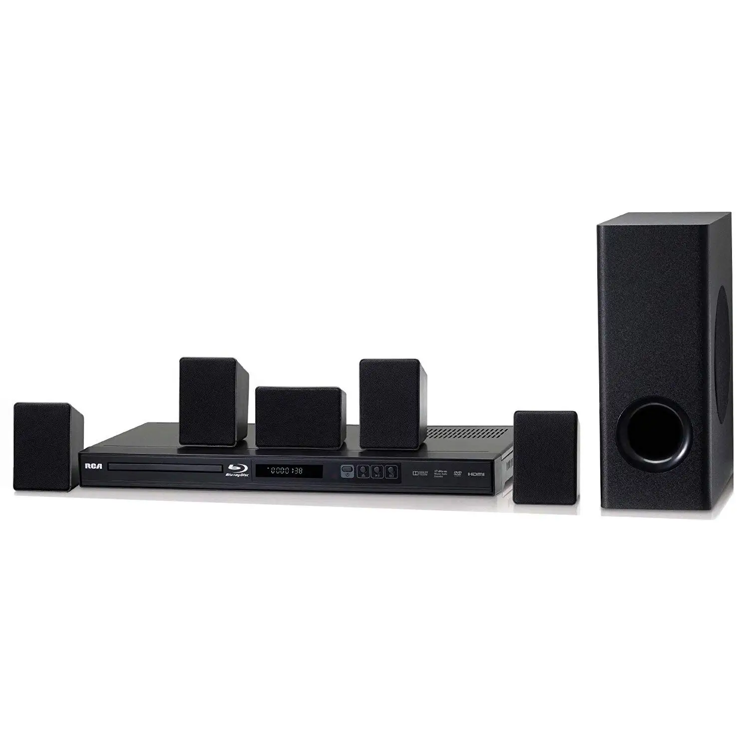 Get Quotations · Refurbished Rca 100 Watt Home Theater System W/ Blue Ray  Player-Rtb10230E(Certified