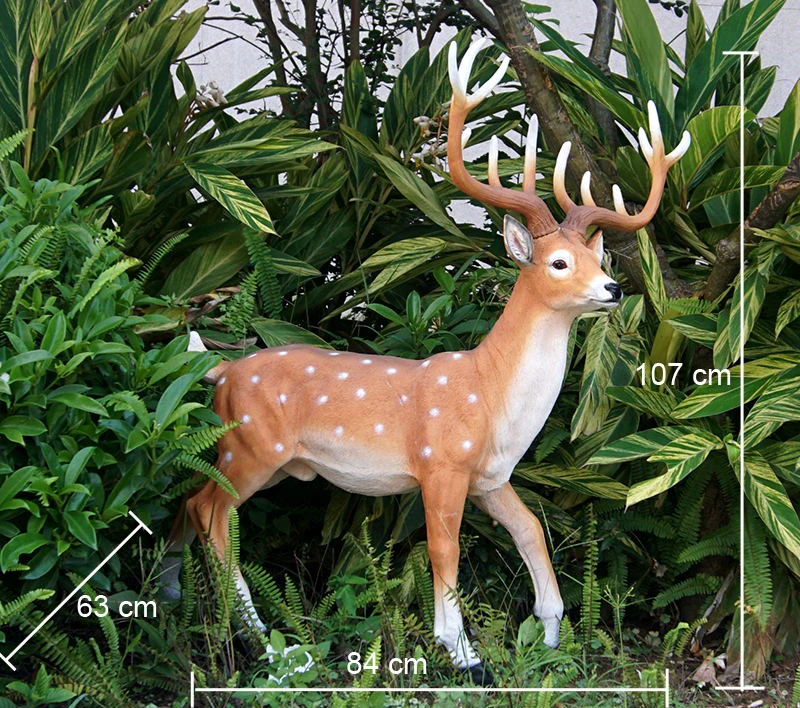 Life Size Deer Statues Large Deer Resin Sculpture Garden Statue Buy