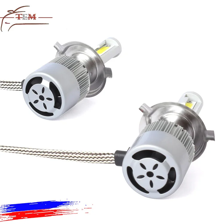  C6 car led headlight bulbs 12V 3800lm 36W COB auto  led headlight