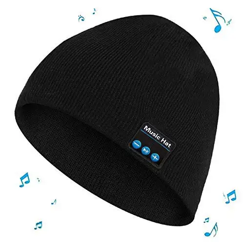 

HD Stereo V4.2 Wireless Smart Headset Music Knit Headphone Speaker Hat Speakerphone Cap