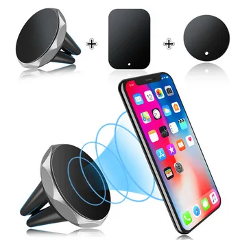 

2019 GETIHU promotional gifts universal air vent magnetic car mount phone holder diamond shape car mobile phone holder, N/a