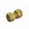 Brass Compression Reducing Straight Coupling For Pex Pipe
